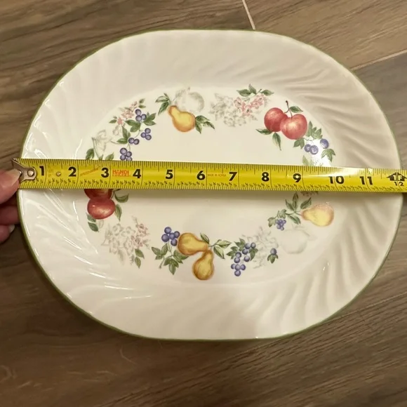 Like New - Corelle Chutney Pattern Serving Platter - 12” X 10” - Picture 6 of 6